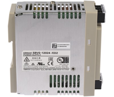 Product image for S8VS DIN rail mount SMPSU,24V 120W