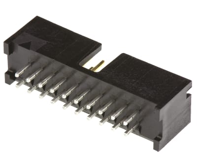 Product image for 20 Way HE10 Str PCB Header Plug