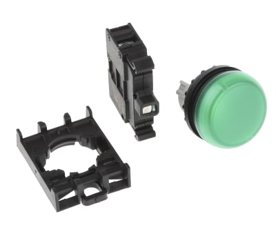 Product image for GRN INDICATOR ASSEMBLIES W/LED,12-30V