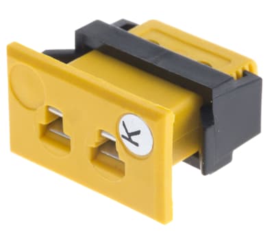 Product image for Type K Yellow miniature panel socket