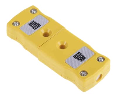 Product image for Type K Yellow miniature plug & socket