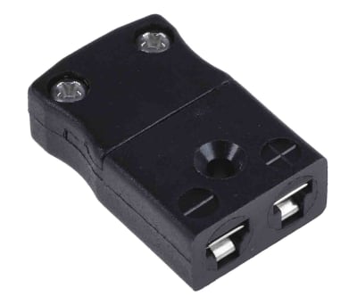 Product image for Type J Black miniature socket 4mm cable