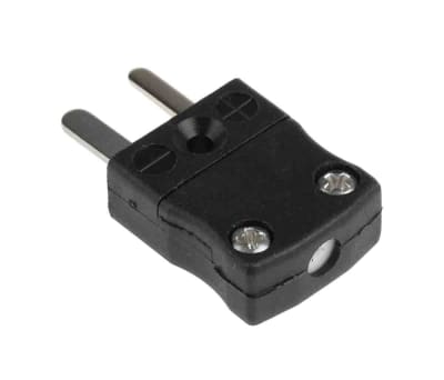 Product image for Type J Black miniature plug 4mm cable