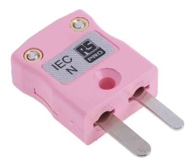 Product image for Type N Pink miniature plug 4mm cable