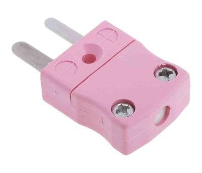 Product image for Type N Pink miniature plug 4mm cable