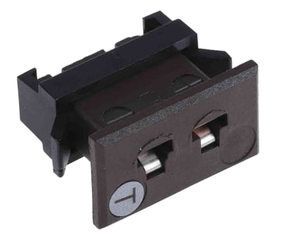 Product image for Type T Brown miniature panel socket