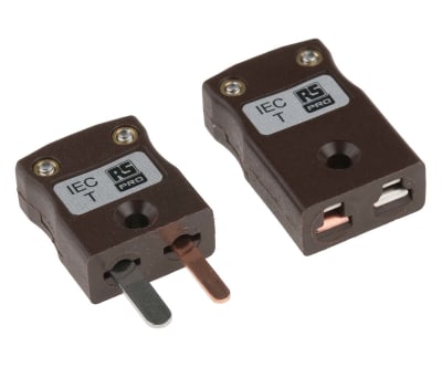 Product image for Type T Brown miniature plug & socket