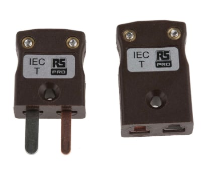 Product image for Type T Brown miniature plug & socket