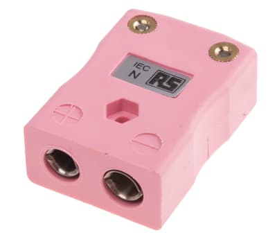 Product image for Type N Pink in line socket 6.5mm cable