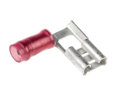 Product image for Receptacle,flag terminal,PIDG FASTON,red