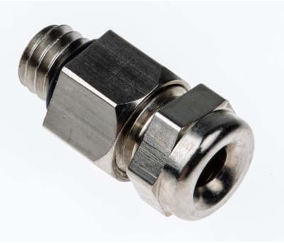 Product image for IP68 mini brass cable gland,M6 thread