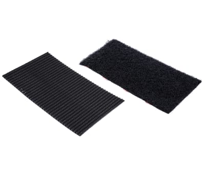 Product image for VELCRO BLACK HD STICK ON STRIP,100X50MM