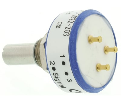 Product image for 357-0-0 1TURN PRECISION POT,20K LIN 22MM