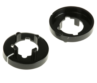 Product image for Black lined nut cover,14.5mm dia
