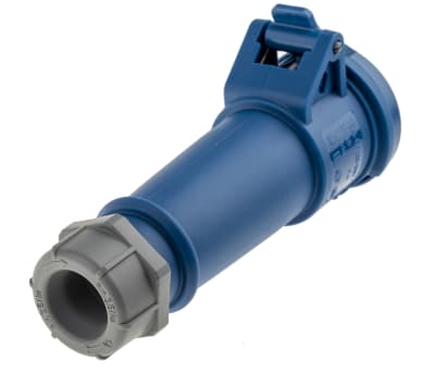 Product image for MENNEKES, AM-TOP IP44 Blue Cable Mount 3P Industrial Power Socket, Rated At 16.0A, 230.0 V