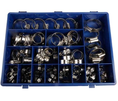 Product image for HI-GRIP STAINLESS STEEL HOSE CLIP KIT