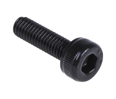 Product image for Blk steel socket head cap screw,M3x10mm