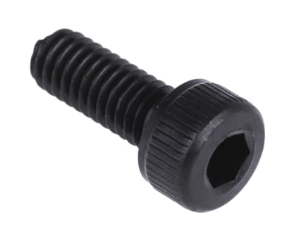 Product image for Blk steel socket head cap screw,M4x10mm