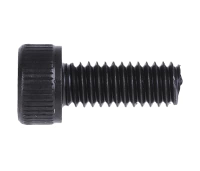 Product image for Blk steel socket head cap screw,M4x10mm