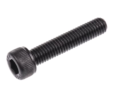 Product image for Blk steel socket head cap screw,M5x25mm