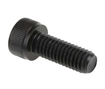 Product image for Blk steel socket head cap screw,M6x16mm