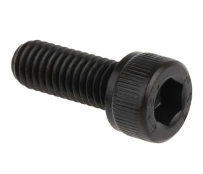 Product image for Blk steel socket head cap screw,M6x16mm