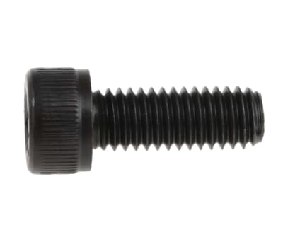 Product image for Blk steel socket head cap screw,M6x16mm