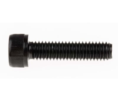 Product image for BLK STEEL SOCKET HEAD CAP SCREW,M6X25MM