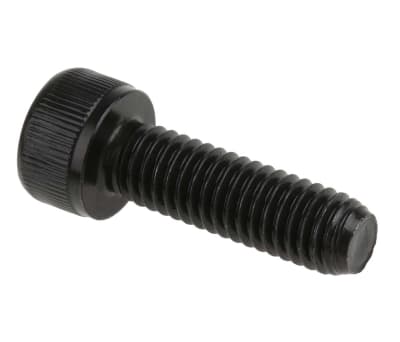 Product image for Blk steel socket head cap screw,M6x20mm