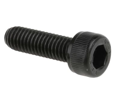 Product image for Blk steel socket head cap screw,M6x20mm