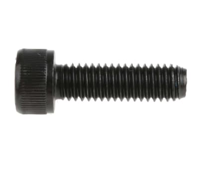 Product image for Blk steel socket head cap screw,M6x20mm