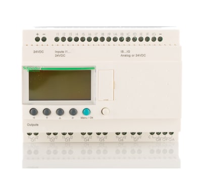 Product image for Zelio compact PLC module,SR2B201BD 20i/o