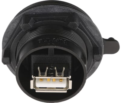 Product image for IP68 B TYPE USB PANEL MOUNT SOCKET