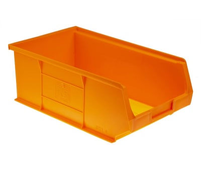 Product image for Orange std storage bin,205x350x130mm