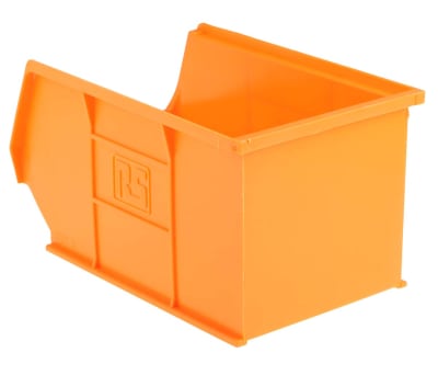 Product image for Orange std storage bin,150x240x130mm