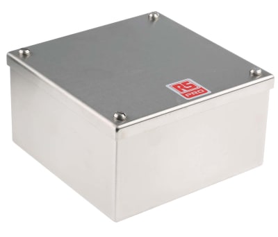 Product image for S/steel adaptable box,160x160x85mm