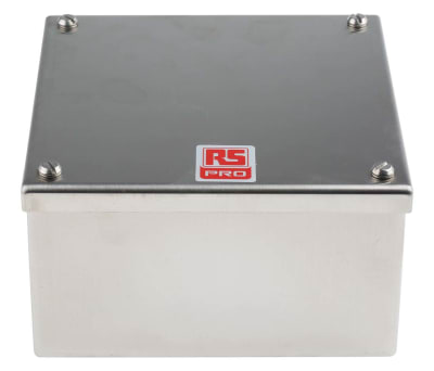 Product image for S/steel adaptable box,160x160x85mm