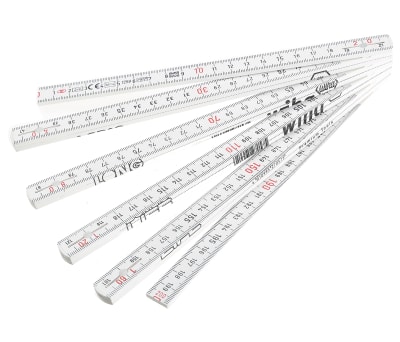 Product image for PLASTIC RULE METRE LONGLIFE 2M