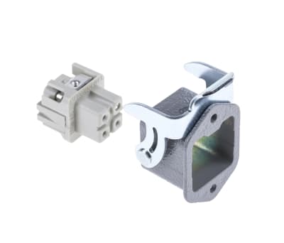 Product image for 3 way panel mount straight metal socket