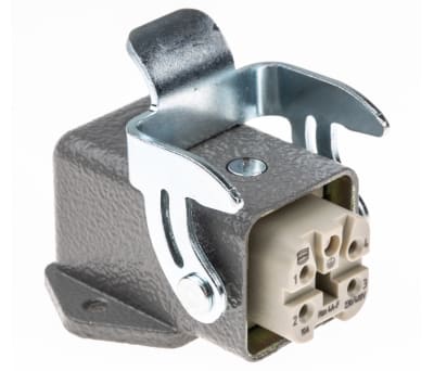 Product image for 4 way side entry bulkhead metal socket