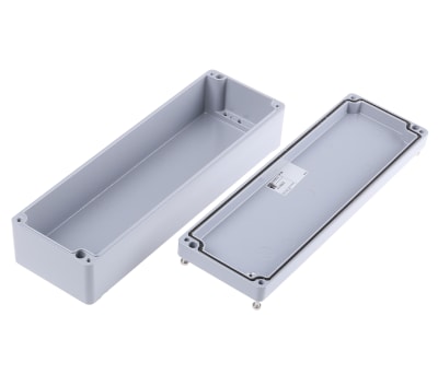 Product image for ALUMINIUM ENCLOSURE, GREY, 250X80X57MM