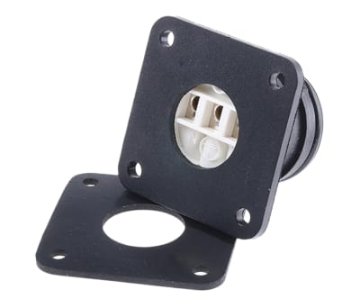 Product image for 3 WAY, IP68, MALE BULKHEAD FLANGED PLUG