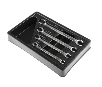 Product image for 4 piece flare nut spanner tray