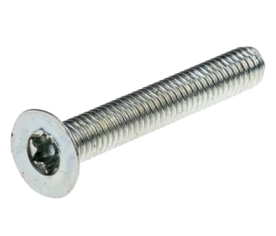 Product image for ZnPt steel 6 lobe csk head screw,M3x20mm