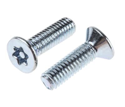 Product image for ZnPtsteel 6lobe csk head screw,M3.5x12mm