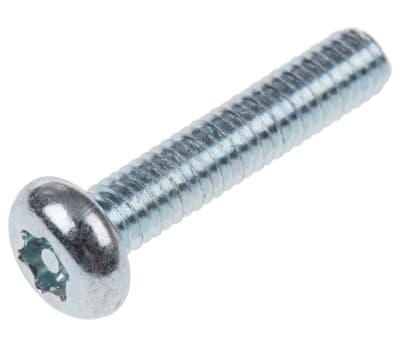 Product image for ZnPt steel 6 lobe pan head screw,M4x20mm