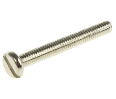 Product image for NIPT BRASS SLOT PAN HEAD SCREW,M2.5X20MM