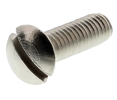 Product image for M3.,5x12,Slotted raised Csk brass screw