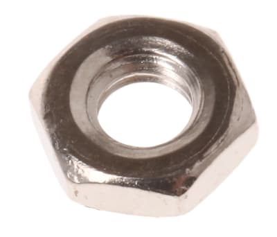 Product image for Nickel Plated Brass Half Nut, M3