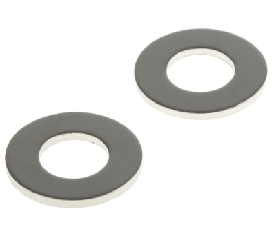 Product image for Nickel Plated Brass Plain Washer, 1.01mm Thickness, 0BA